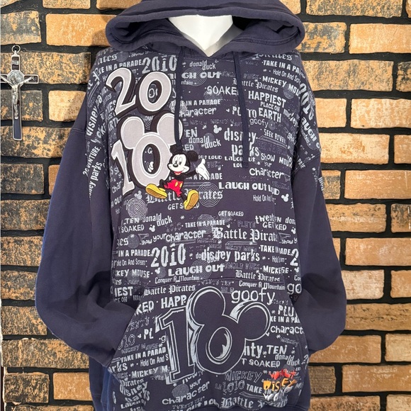 Disney World Navy Blue Hoodie - Picture 1 of 5